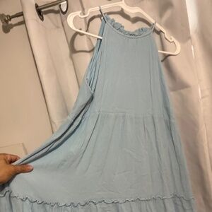 Baby blue dress